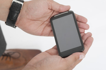 Smartphone in the hand