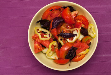 Fresh salad in a bowl
