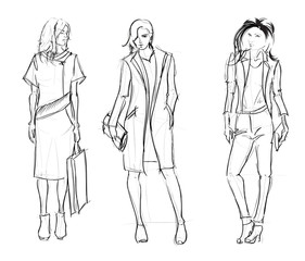 SKETCH. fashion girls