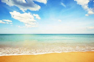 Idyllic beach in Sri Lanka