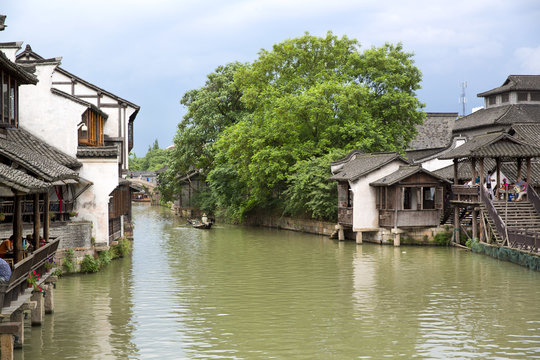 Ancient water town of Wuzhen, China