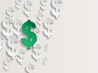 Dollar sign background