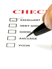excellent check box in check list survay