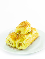 croissant with sausage