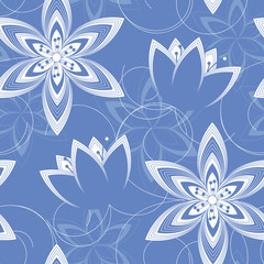 vector seamless flower background