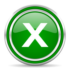 Obraz premium cancel icon
