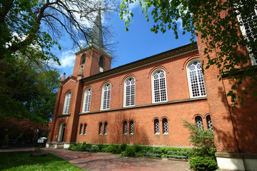 Fototapeta na wymiar norddeutsche kirche