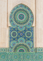 moroccan vintage tile background