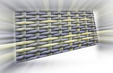 Geflochten Strahlenhintergrund Textur