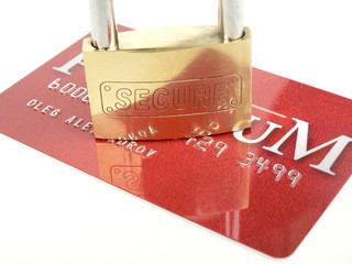 secure, bank card