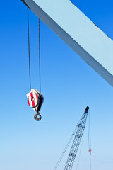 Construction crane hook