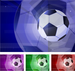 Football abstract. Vector template.