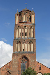Fototapeta na wymiar Kościół św Jakuba w Stralsundzie