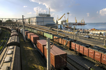Fototapeta premium Railway junction