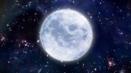 Fototapeta na wymiar moon in the space large size