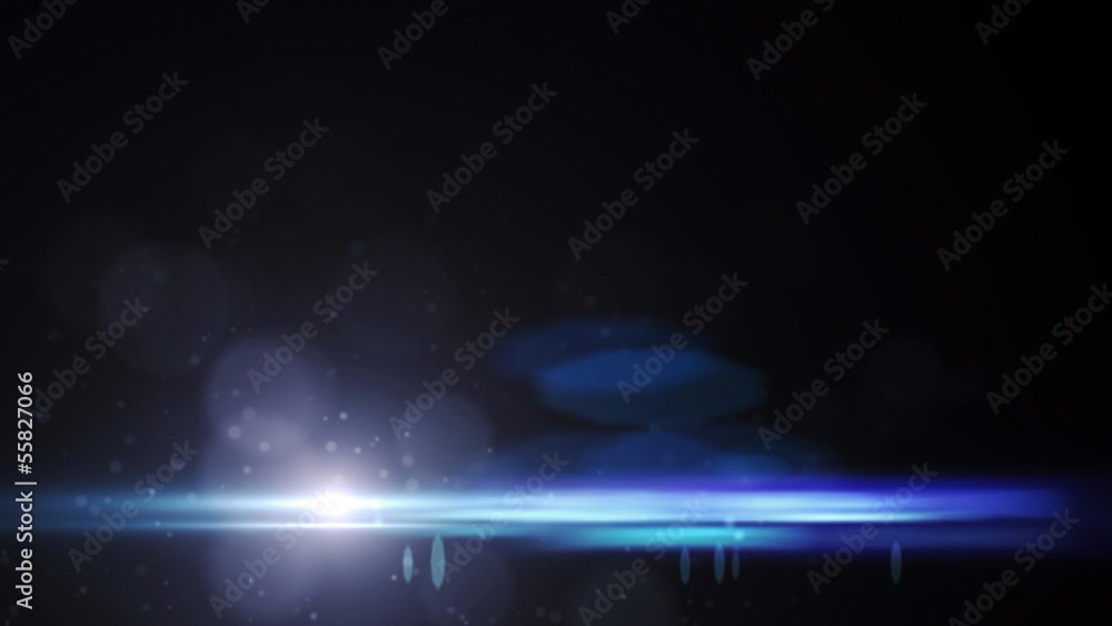 Wall mural lens flares crossing corner 2