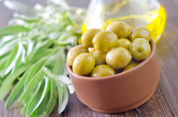 green olives