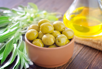 green olives