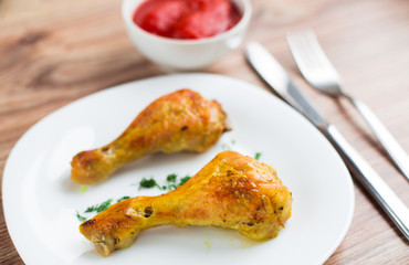 Fried chicken legs