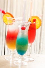 cocktails in the bar
