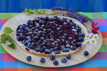 Blueberry tarte