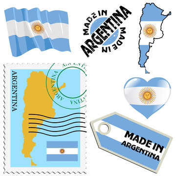 national colours of Argentina