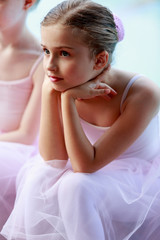 Ballet, ballerina - young and beautiful ballet dancer