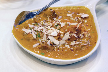 East Indian Food Lamb Korma Curry