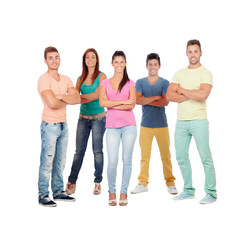 Obraz premium Casual group of friends