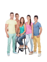 Obraz premium Casual group of friends