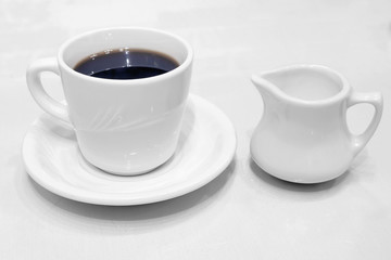 Coffee Cup Saucer and Creamer