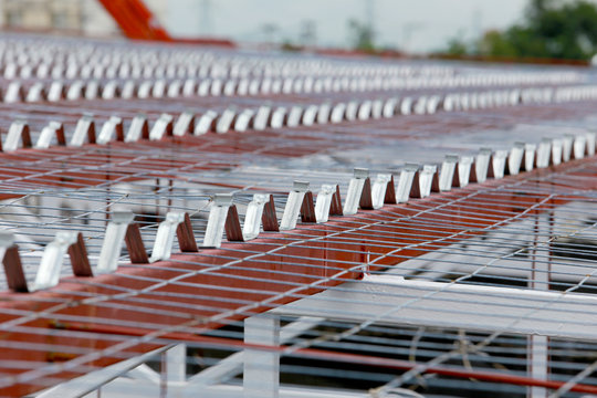 Roof construction for new factory