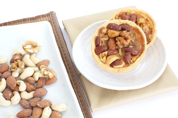 Mixed nut tart