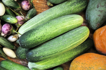 green cucumber