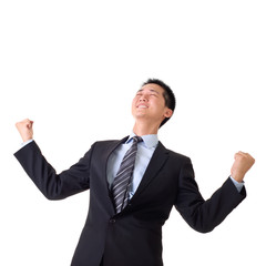 Cheerful business man