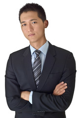 Fototapeta na wymiar Success young businessman