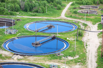 Sewage treatment, called primary, secondary and tertiary