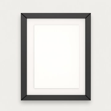 blank modern 3d frame on texture background