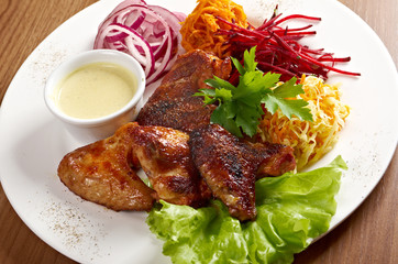 Grilled chicken wings