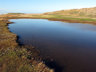 Salthouse, pool by beach car park