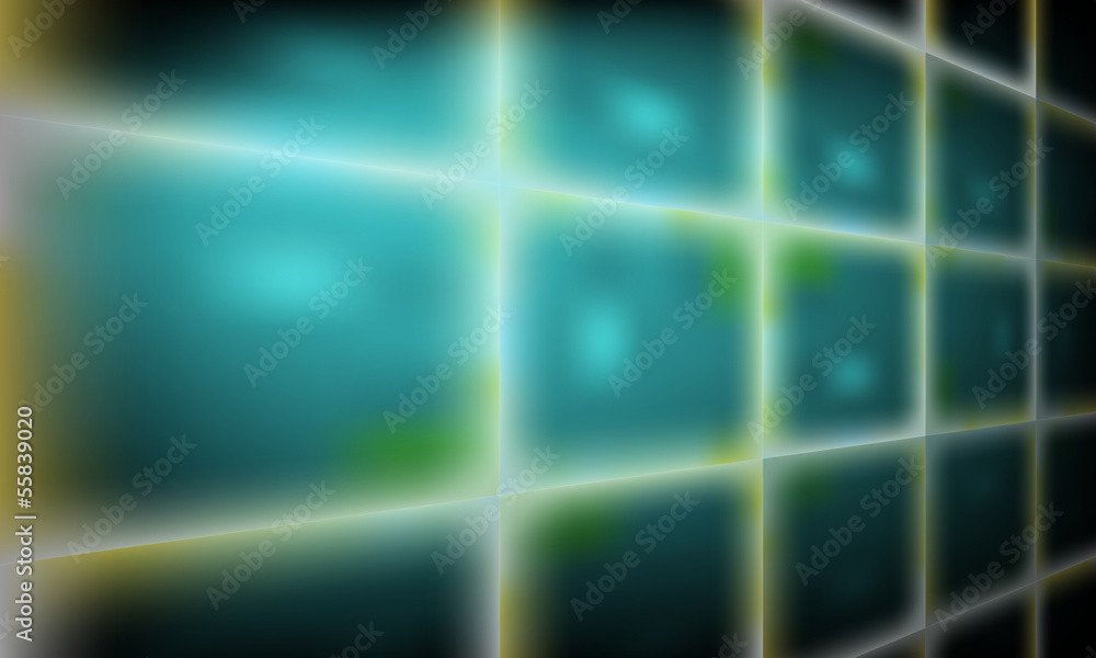 Poster vector abstract background with perspective grid