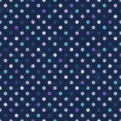 retro polka dots texture, seamless pattern