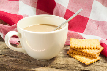Coffee and snack