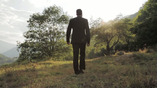 Victory Walk Concept Business Promotion Nature Sun Park Summer