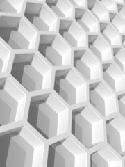 Abstract background with honeycomb structure
