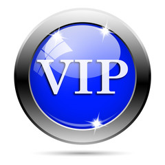 Metallic blue glossy icon