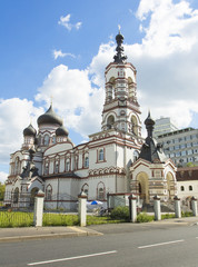 Fototapeta na wymiar Moscow, church of St. Dmitriy Solunskiy