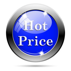 Metallic blue glossy icon
