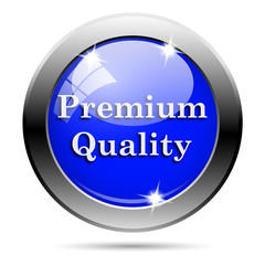 Metallic blue glossy icon