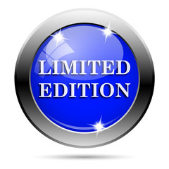 Metallic blue glossy icon